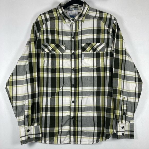 Columbia Other - Columbia Sportswear Company Men's M Plaid Long Sleeve Button Down Shirt Cotton